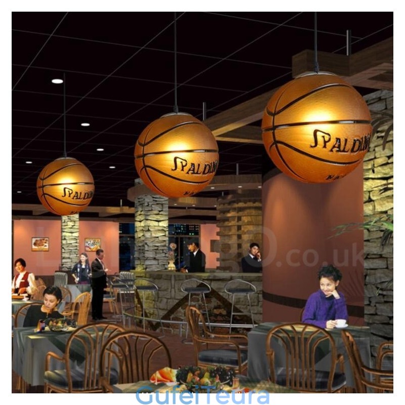 1 אור וינטג' מודרני עכשווי כדורסל זכוכית צל תליון אור