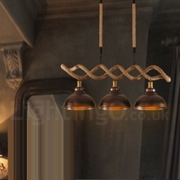 3 אור תליון מנורת תקרה