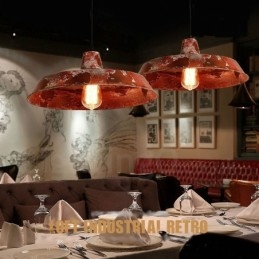 1 אור כפרי לודג' רטרו וינטג' תליון לופט לופט