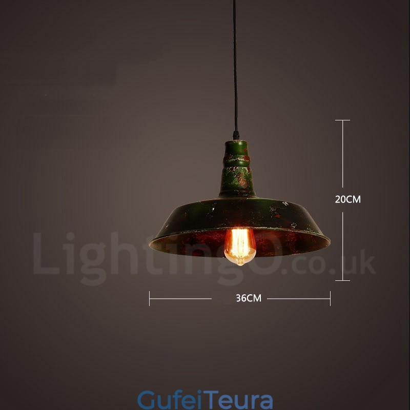 1 אור כפרי לודג' רטרו וינטג' תליון לופט לופט