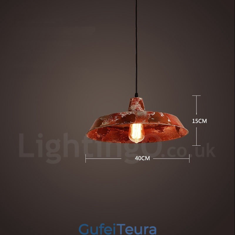 1 אור כפרי לודג' רטרו וינטג' תליון לופט לופט