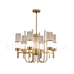 Lodge Rustic Lodge Modern Contemporary 6 נברשת פלדה בהירה עם גוון זכוכית