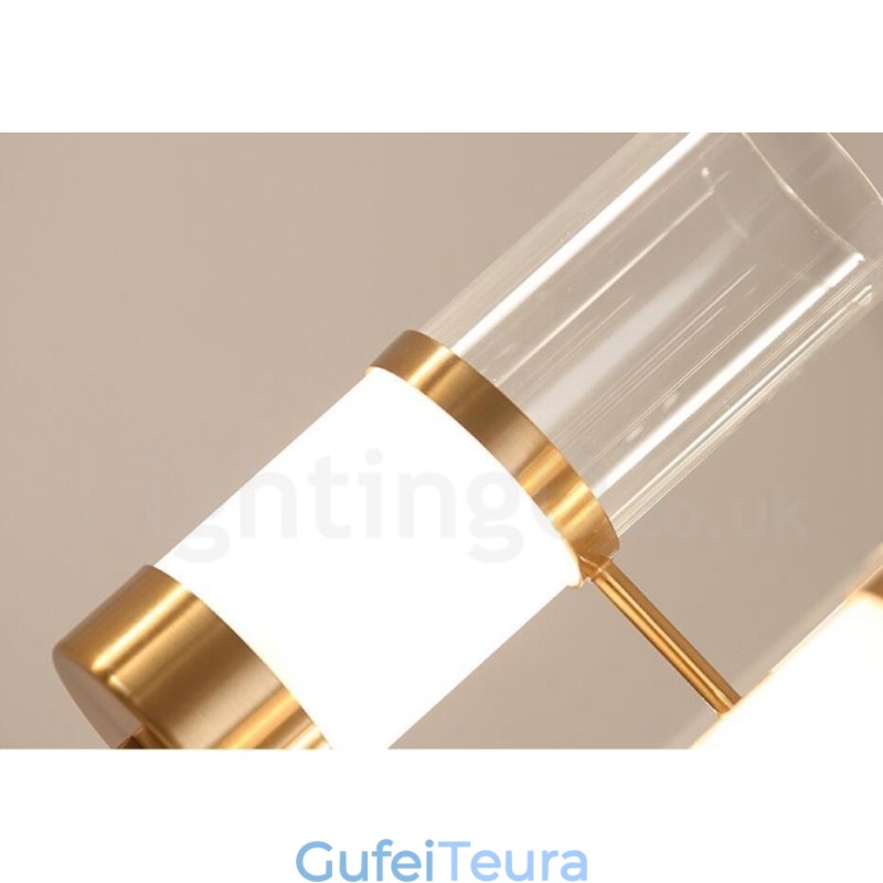 Lodge Rustic Lodge Modern Contemporary 6 נברשת פלדה בהירה עם גוון זכוכית