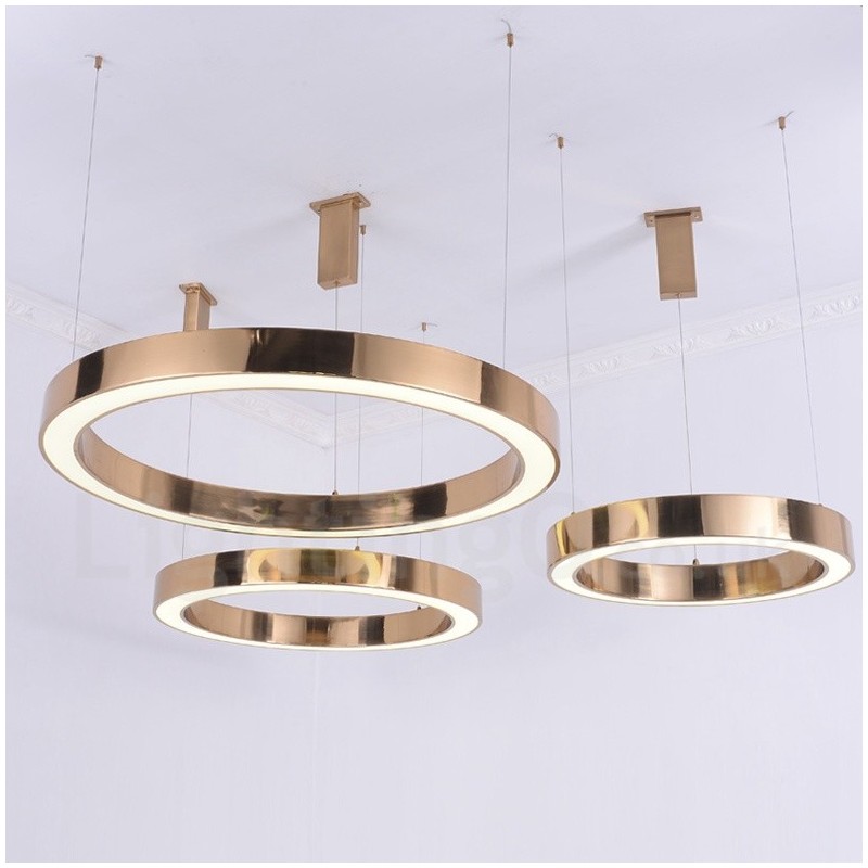 תאורת תליון פלדה מודרנית מודרנית 1 קלה עם גוון אקרילי