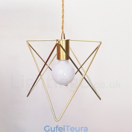 תאורת תליון פלדה עכשווית מודרנית 1 קלה עם הצללה