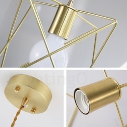 תאורת תליון פלדה עכשווית מודרנית 1 קלה עם הצללה