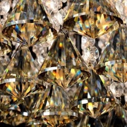 6 אורות תקרה מודרניים ועכשוויים בהירים עם גוון קריסטל