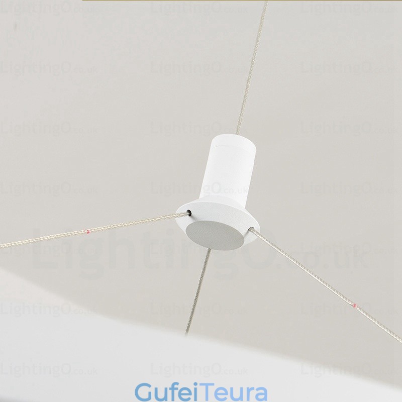 2 אור תליון מודרני מודרני עם גוון אקרילי