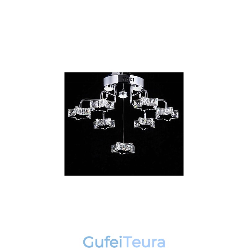 Flush Mount 7 Light Modern אלקטרו אל חלד