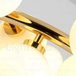 25 אור תליון נורדי עם גוון זכוכית