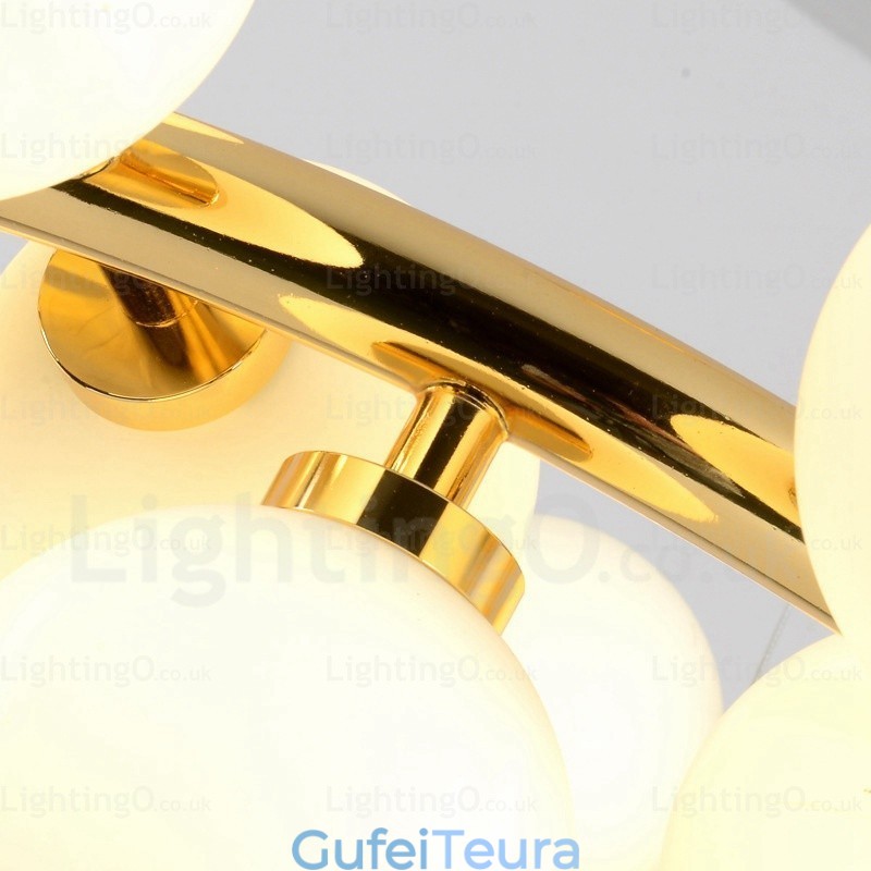 25 אור תליון נורדי עם גוון זכוכית