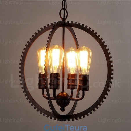 4 אור תליון וינטג' רטרו