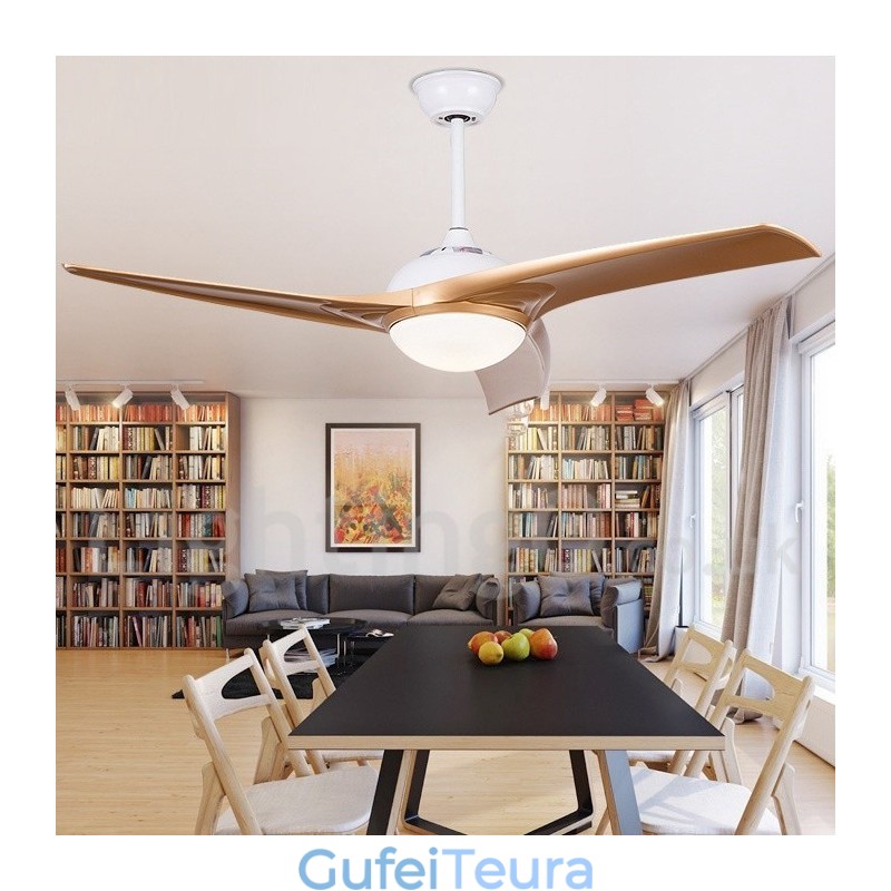 מאוורר תקרה 52 אינץ' בסגנון אירופאי מודרני אופנה עכשווית