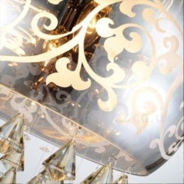 תליון תאורת קריסטל מודרנית מודרנית