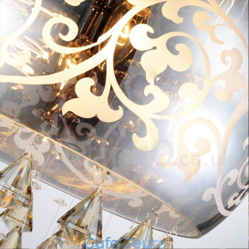 תליון תאורת קריסטל מודרנית מודרנית