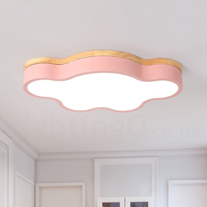 Macaron Multicolor מודרני עכשווי פלדה סומק עץ אור תקרה אור