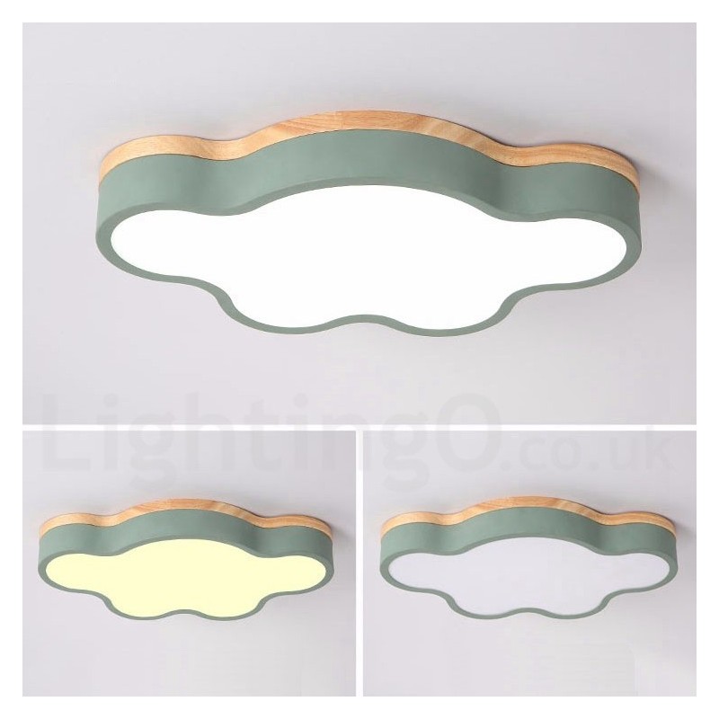 Macaron Multicolor מודרני עכשווי פלדה סומק עץ אור תקרה אור