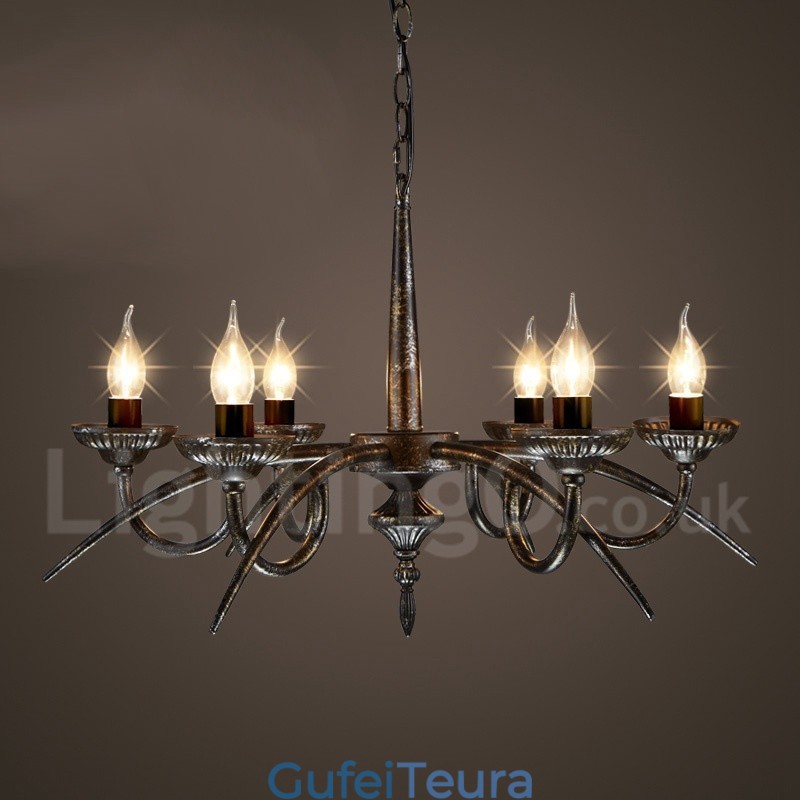 סגנון תעשייתי פלדה תאורה חנות תליון נברשת אור