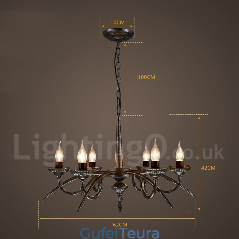 סגנון תעשייתי פלדה תאורה חנות תליון נברשת אור