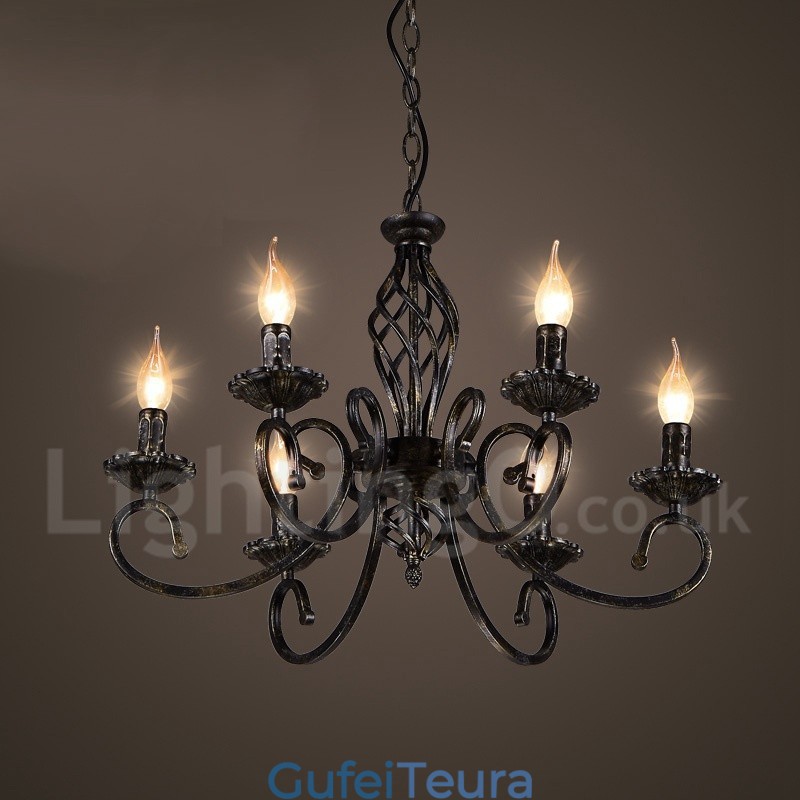 סגנון תעשייתי פלדה תאורה חנות תליון נברשת אור