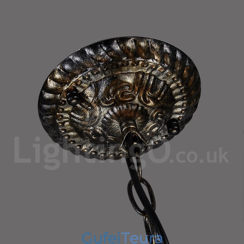 סגנון תעשייתי פלדה תאורה חנות תליון נברשת אור