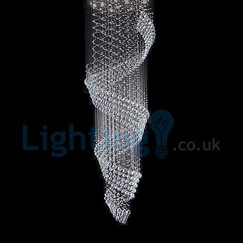 נברשת מודרנית עכשווית תליון תליון מתקן קריסטל טיפת גשם