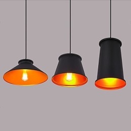 נברשת מיני סגנון מודרני עכשווי מתכת 3 אור תליון אור