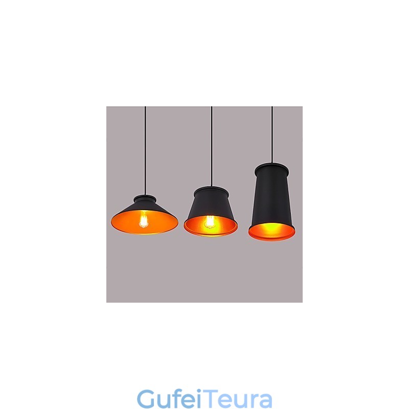 נברשת מיני סגנון מודרני עכשווי מתכת 3 אור תליון אור