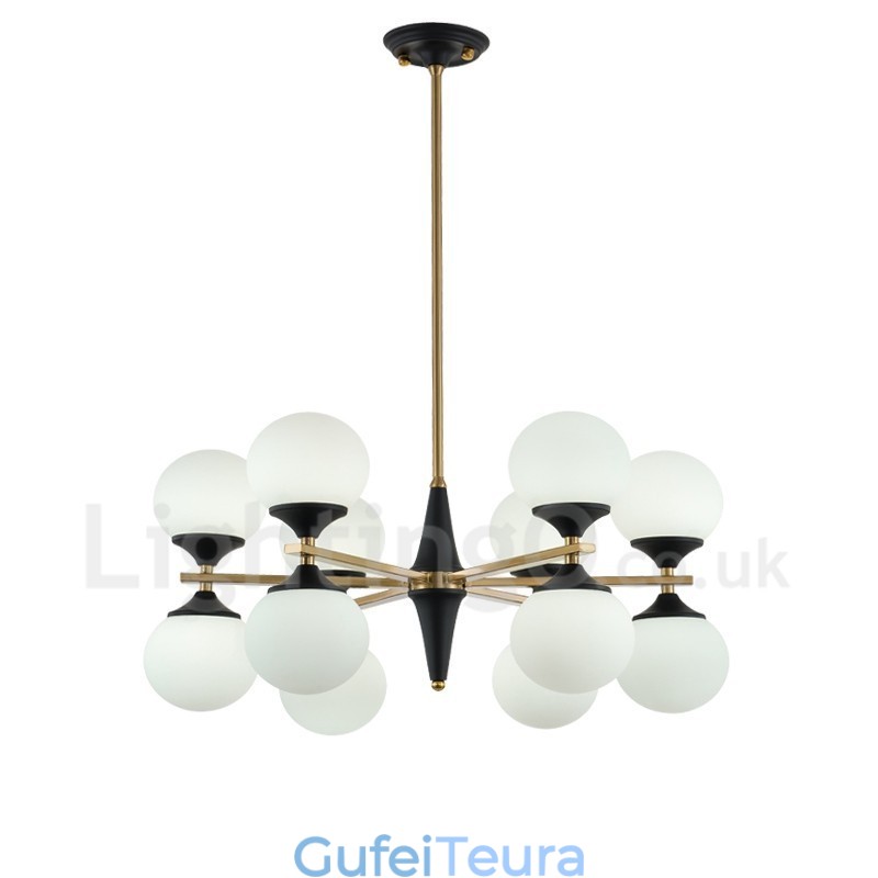 נורדי 12 נורות תאורת נברשת מנורות קסם שעועית מנורות Creative מנורות