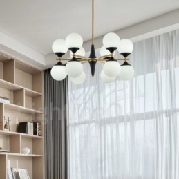 נורדי 12 נורות תאורת נברשת מנורות קסם שעועית מנורות Creative מנורות