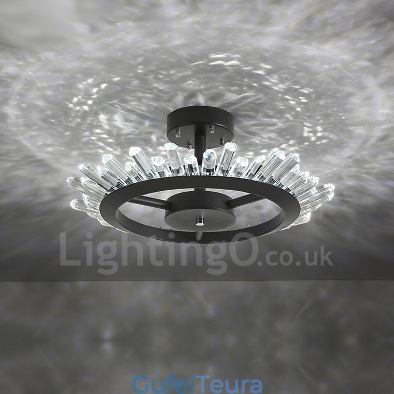 אורות תקרת קריסטל מודרניים