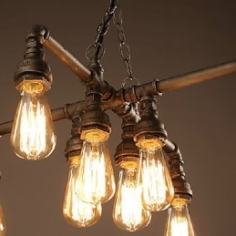 נברשת מודרנית עכשווית מסורתית קלאסית כפרי לודג' מתכת