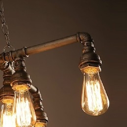 נברשת מודרנית עכשווית מסורתית קלאסית כפרי לודג' מתכת