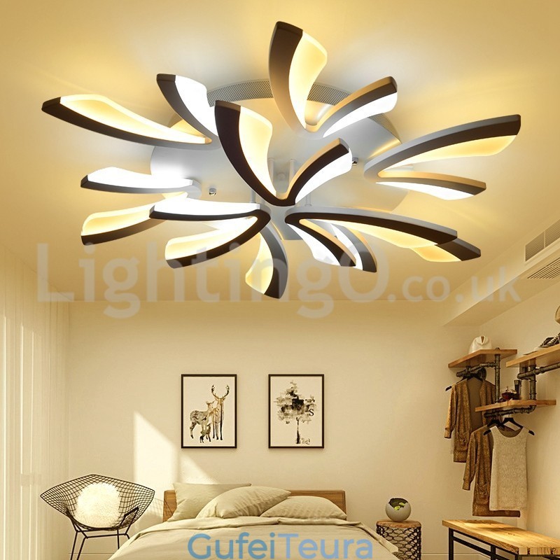 9 אורות החדשים ביותר במחיר סביר מנורות תקרה מודרניות ללא קרקע