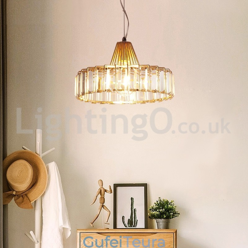 נורדי תליון קריסטל ראש יחיד