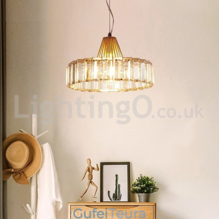 נורדי תליון קריסטל ראש יחיד