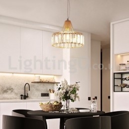 נורדי תליון קריסטל ראש יחיד