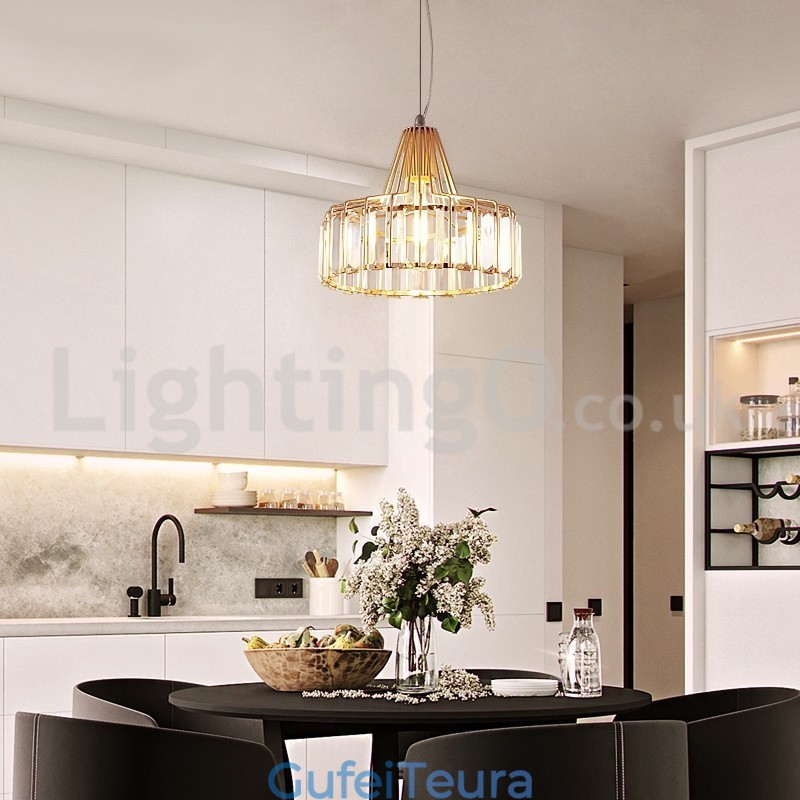 נורדי תליון קריסטל ראש יחיד