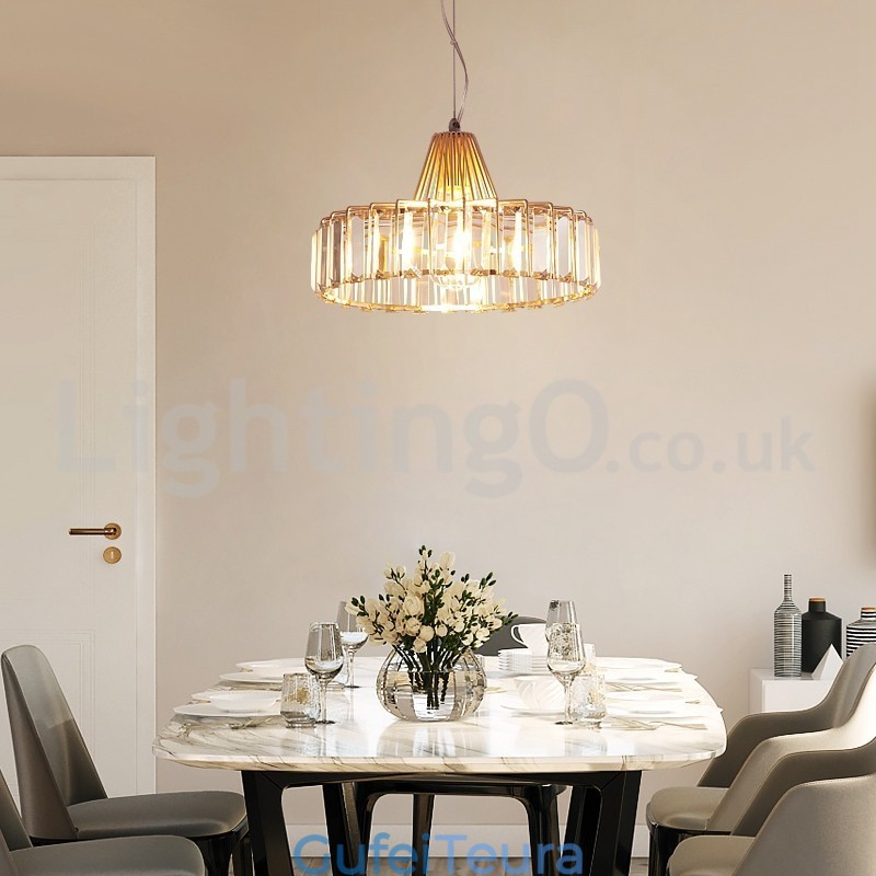 נורדי תליון קריסטל ראש יחיד