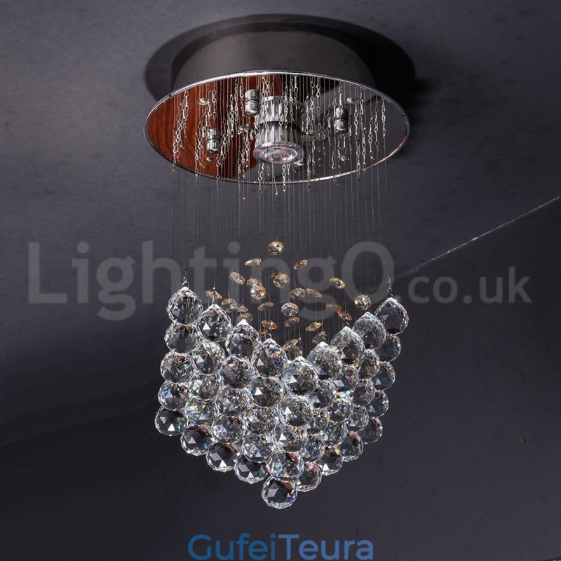 1 אור מודרני K9 קריסטל תקרת תליון אור נברשת מקורה גופי תאורת מנורות