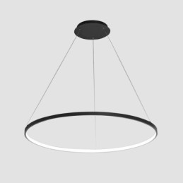 ניתן לעמעום 63W 100CM קוטר תליון טבעת עיצוב מודרני