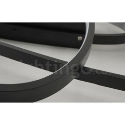 ניתן לעמעום אליפסה מודרנית עכשווית אלומיניום מנורת תקרת מנורת תקרת מנורת חדר מיטה בסלון יכולה לשמש גם כאור קיר