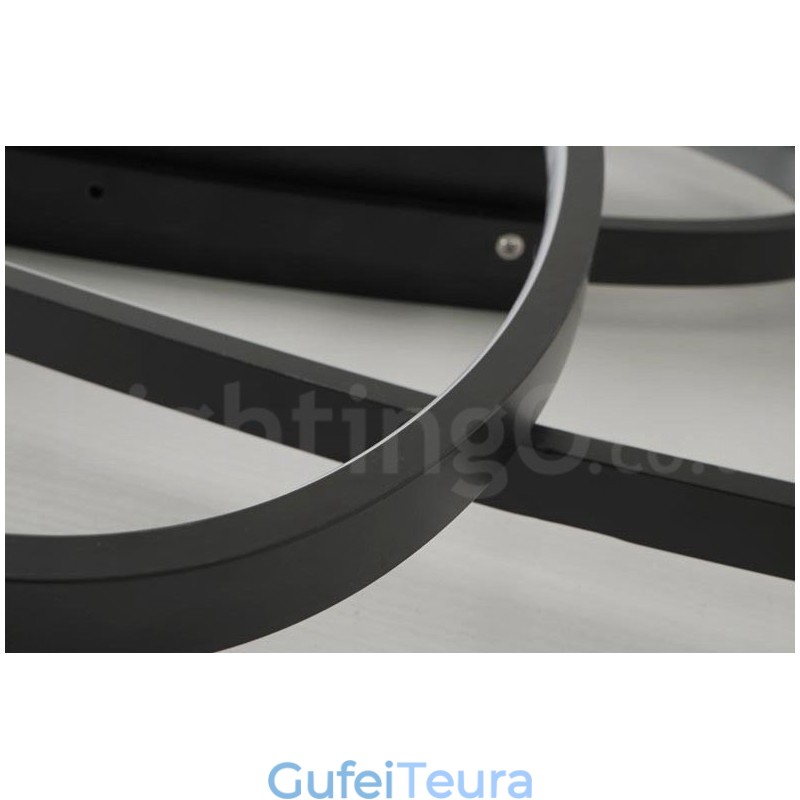 ניתן לעמעום אליפסה מודרנית עכשווית אלומיניום מנורת תקרת מנורת תקרת מנורת חדר מיטה בסלון יכולה לשמש גם כאור קיר