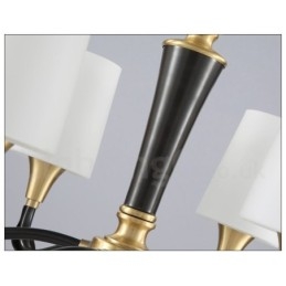 פליז טהור יוקרתי כפרי רטרו וינטג' נברשת אבן פליז תליון נר עם גווני זכוכית