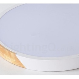 Macaron Multi Colors ניתן לעמעום אור תקרה דק במיוחד עם גוון אקרילי מנורת תקרה בסגנון נורדי