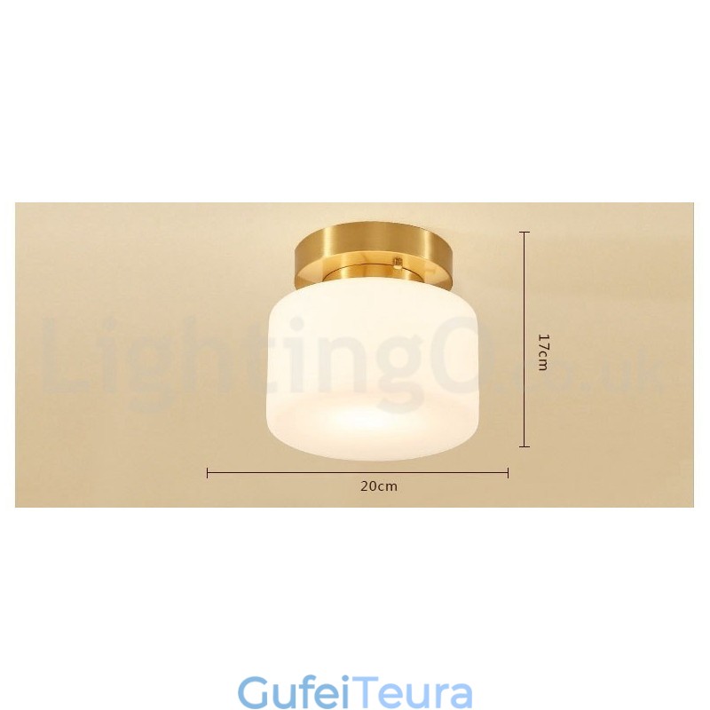 אור תקרה רטרו וינטג' עם צל