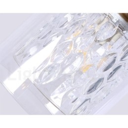 אור תליון בסגנון נורדי פליז טהור כפרי לודג' עם גוון זכוכית