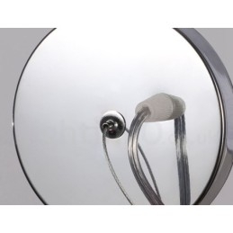 גדילי אלומיניום נברשת מעצב תליון בצבע כסף