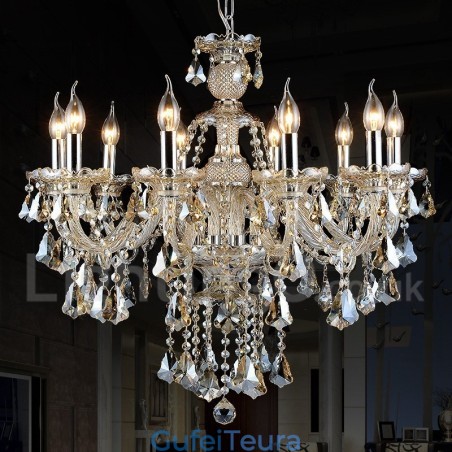 צבע רטרו קוניאק K9 קריסטל מודרני נברשת