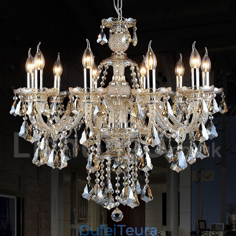 צבע רטרו קוניאק K9 קריסטל מודרני נברשת